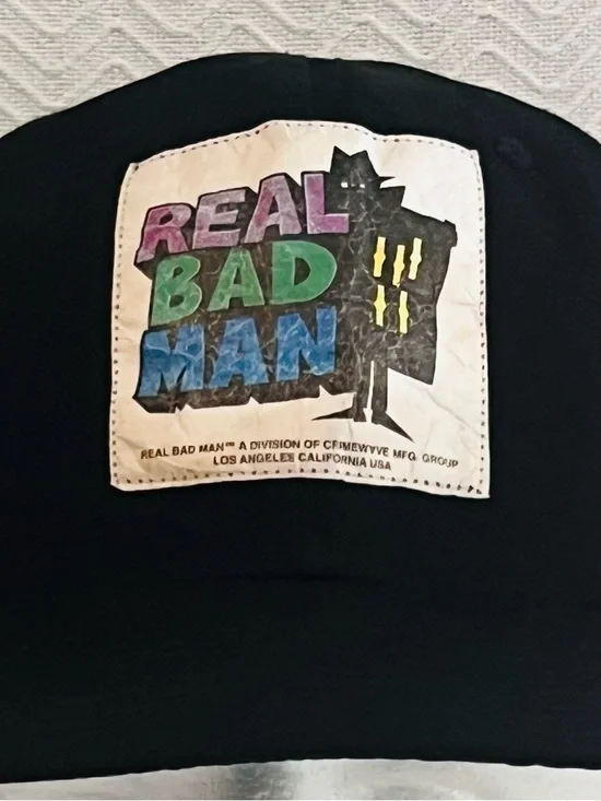 Black Patch Baseball Cap - Picture 6 of 7